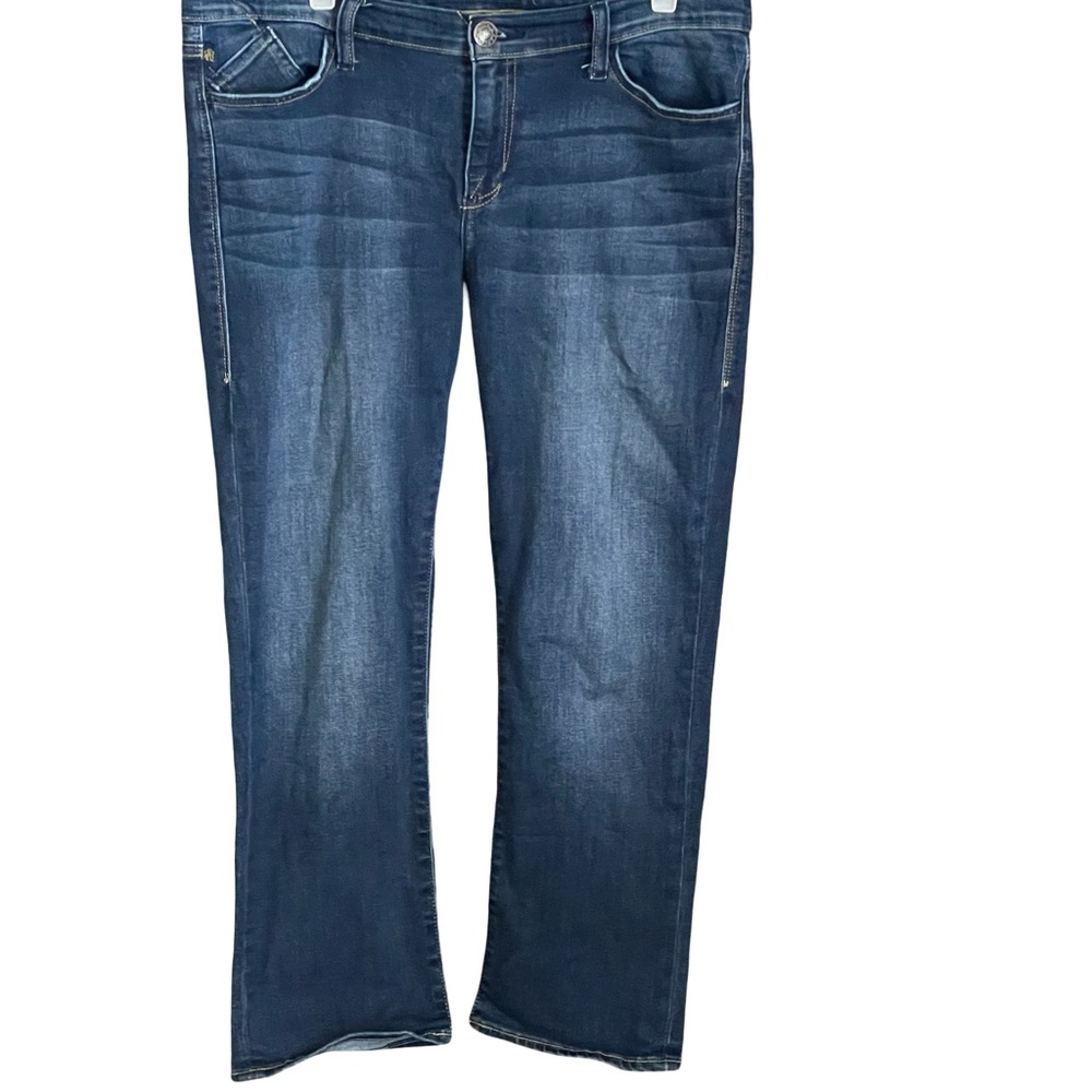 Rock & Republic Kendall Jeans Women's 16 Straight Leg Mid Rise